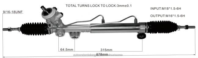 HN4NJ2712 - voertuig motor onderdelen stuurbekrachtigingshuis 7836993l5 BUICK
