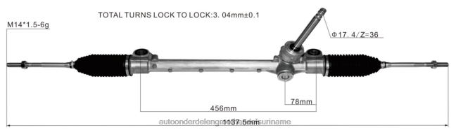 HN4NJ2812 - voertuig motor onderdelen stuurbekrachtigingshuis 45502-bz090 DAIHATSU