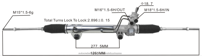 HN4NJ2782 - voertuig motor onderdelen stuurbekrachtiging 52039207ac 52106477ac 52106477af DODGE/CHRYSLER