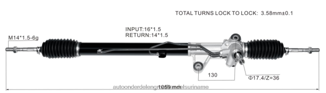 HN4NJ2536 - auto onderdelen winkel stuurbekrachtigingshuis 53601-s04-e82 HONDA