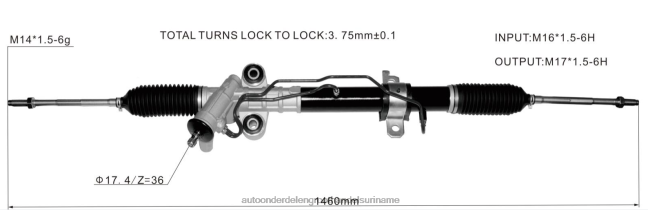 HN4NJ2611 - auto onderdelen zaken in Suriname stuurbekrachtigingsrek 8-98394876-4 ISUZU