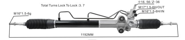 HN4NJ2544 - auto onderdelen leveranciers stuurbekrachtiging mr374892 mr554233 MITSUBISHI