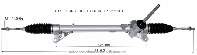 HN4NJ2572 - voertuig motor onderdelen stuurbekrachtigingshuis 48001-4eh0b 48001-4eh0a NISSAN