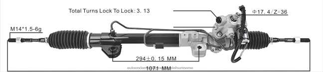HN4NJ2597 - auto reserveonderdeel stuurbekrachtigingshuis 49001-jn30a 49200-jn30a NISSAN