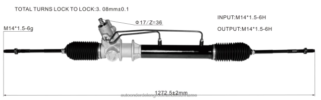 HN4NJ2602 - voertuig motor onderdelen stuurbekrachtigingshuis 49001-2w305 NISSAN
