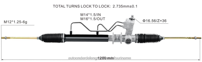 HN4NJ2652 - voertuig motor onderdelen stuurbekrachtigingshuis mb682055 pw824267 PROTON/PERODUA