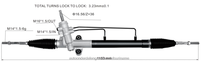 HN4NJ2653 - voertuig onderdelen kopen stuurbekrachtigingsrek pw920775 PROTON/PERODUA