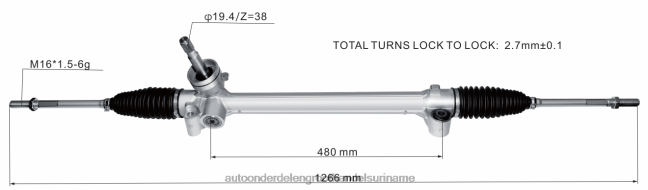 HN4NJ2829 - auto onderdelen Suriname stuurbekrachtigingshuis 10291461 ROEWE