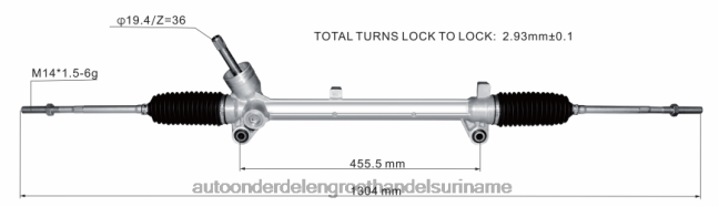HN4NJ2832 - voertuig motor onderdelen stuurbekrachtigingshuis 7069974366 ROEWE