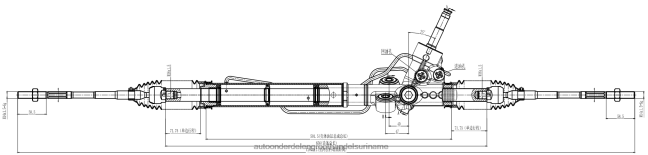 HN4NJ2819 - auto onderdelen Suriname stuurbekrachtigingsrek 34110-aj040 SUBARU