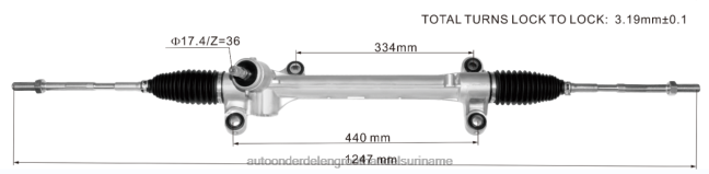 HN4NJ2442 - voertuig motor onderdelen stuurbekrachtigingshuis 45510-02490 TOYOTA