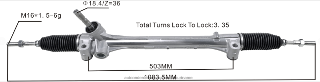 HN4NJ2457 - auto reserveonderdeel stuurbekrachtigingshuis 45510-58080 TOYOTA