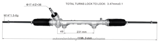 HN4NJ2467 - auto reserveonderdeel stuurbekrachtigingshuis 45510-bz350 TOYOTA