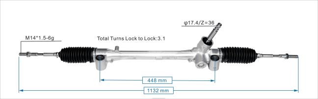 HN4NJ2507 - auto reserveonderdeel stuurbekrachtigingshuis 45510-0d560 TOYOTA