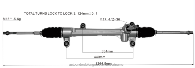 HN4NJ2512 - voertuig motor onderdelen stuurbekrachtigingshuis 45510-28131 TOYOTA