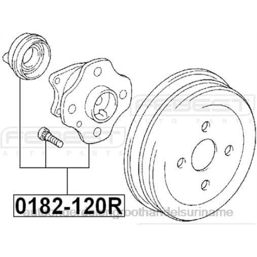 6H4N18 4245012051 - wielnaaf - auto onderdelen groothandel