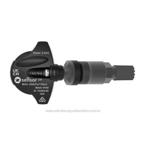 6H4N2345 - auto reserveonderdeel ferrari oe vervangende tpms-sensor - oe p/n 11b0015cp.01, 228887 freq 433mhz metalen klepsteel - donkergrijs